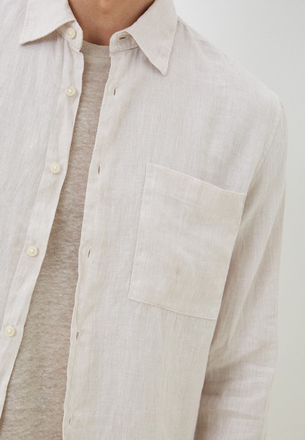 Рубашка Marc O'Polo бежевый, размер 48, фото 4