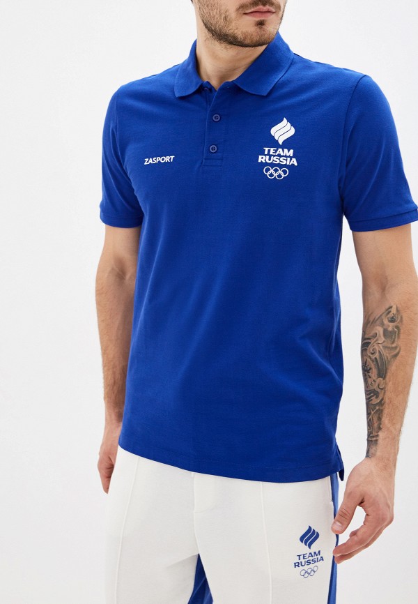

Поло Zasport, Синий