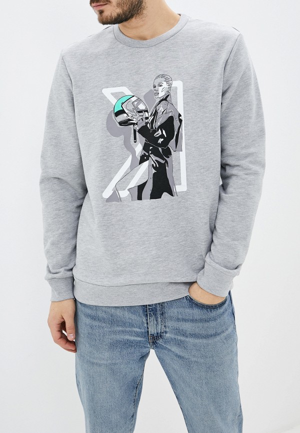 

Свитшот MAYK brand for ur life, Серый