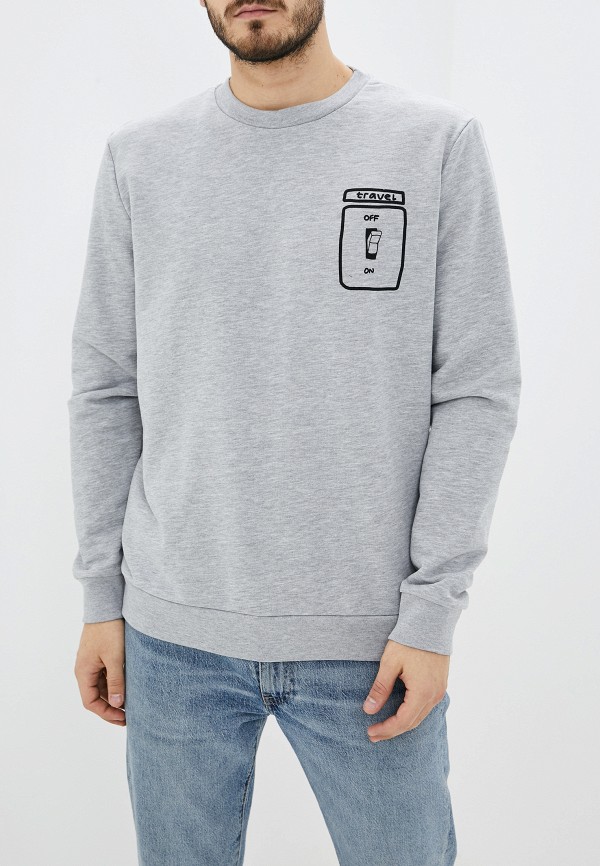 

Свитшот MAYK brand for ur life, Серый