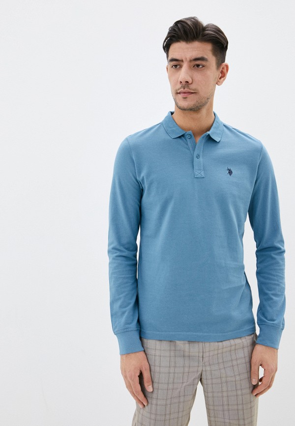 

Поло U.S. Polo Assn, Голубой