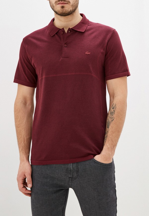 

Поло Lacoste, Бордовый