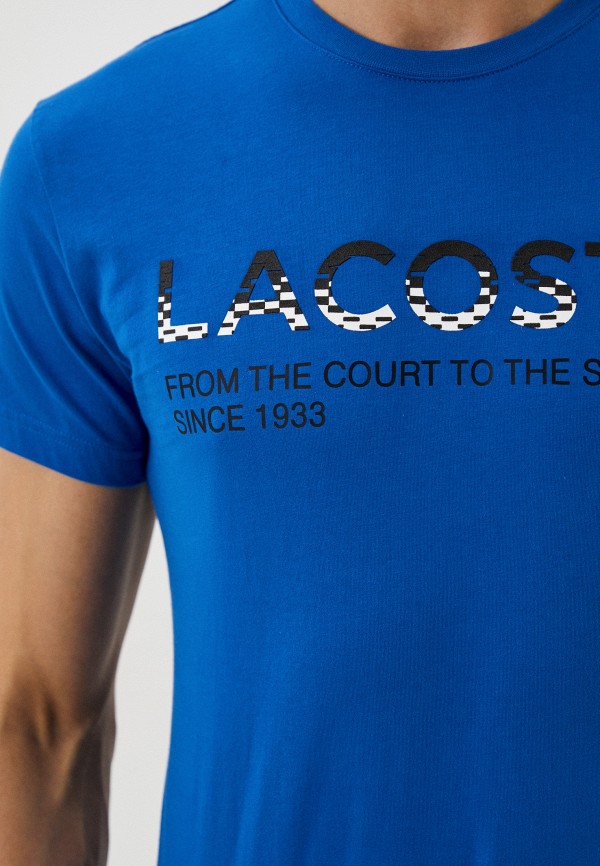 Футболка Lacoste синий, размер 50, фото 3