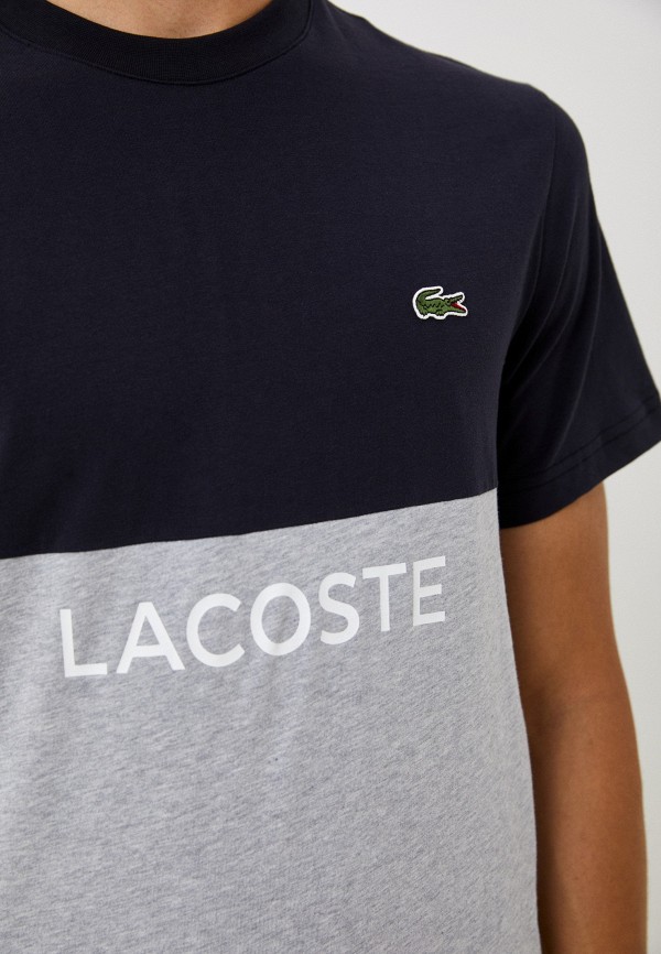 Футболка Lacoste цвет Серый  Фото 3