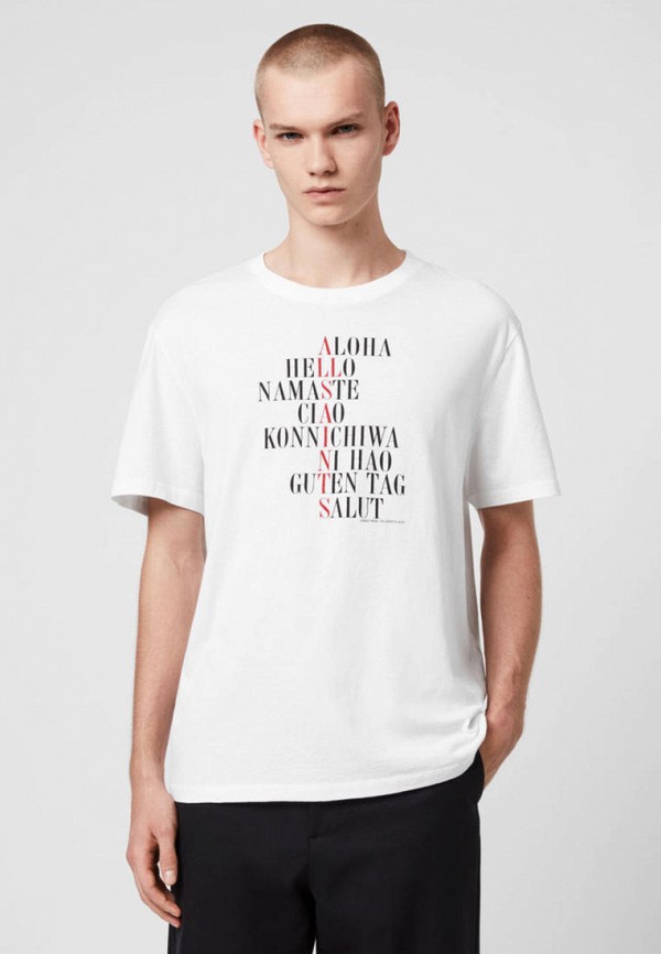 

Футболка AllSaints, Белый, AllSaints MP002XM0X7NX