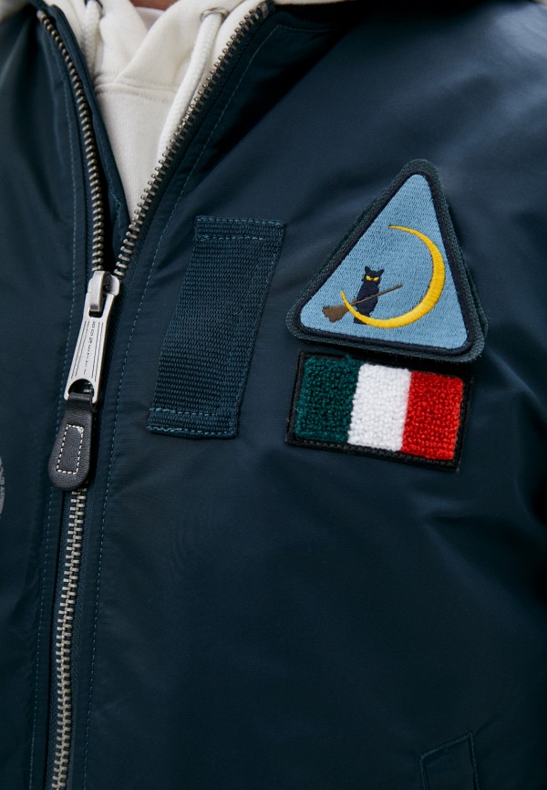 Куртка утепленная Angelo Bonetti цвет синий  Фото 4
