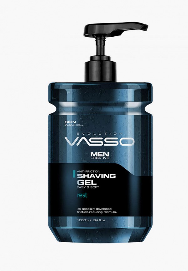 

Гель дo бритья Vasso, Прозрачный, 1000 мл