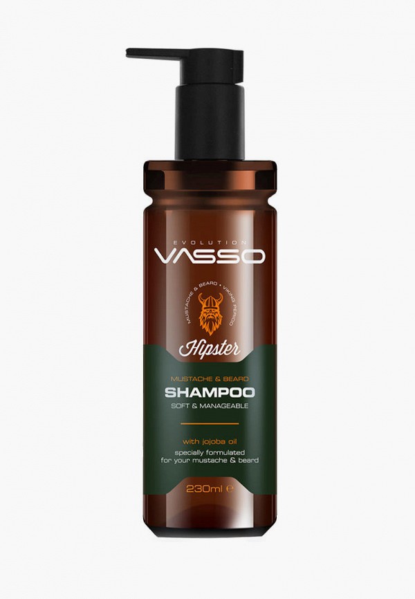 

Шампунь Vasso, Прозрачный, BEARD AND MUSTACHE, 260 мл