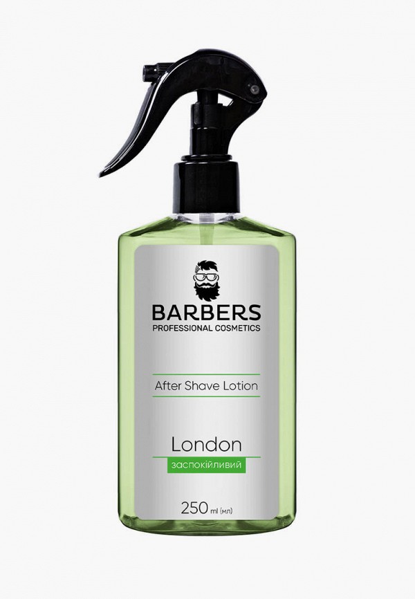 

Лосьон после бритья Barbers, Прозрачный, Успокаивающий London 250 мл