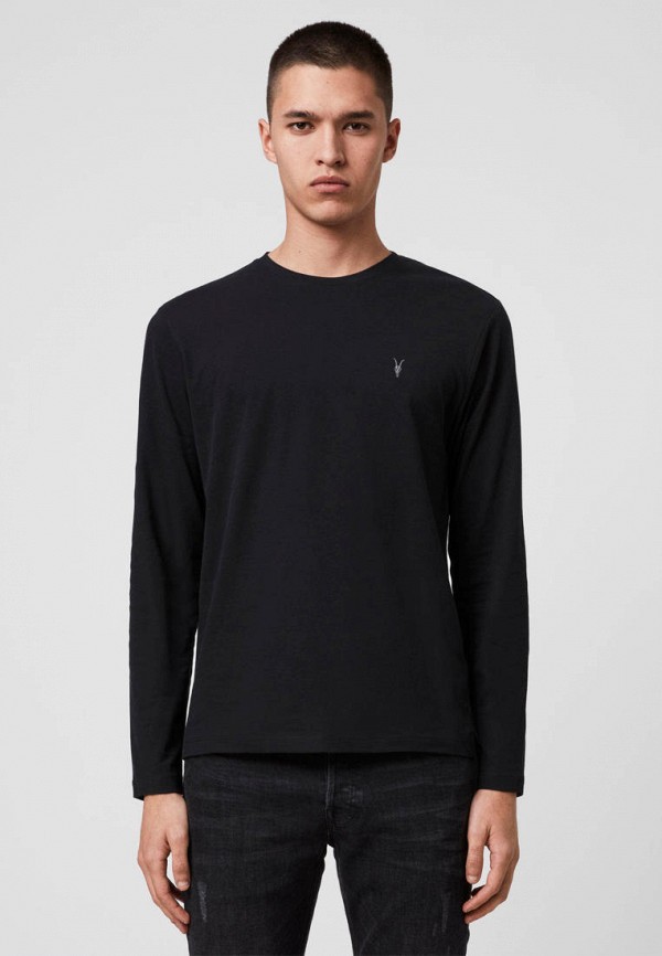 

Лонгслив AllSaints, Черный, BRACE TONIC CREW
