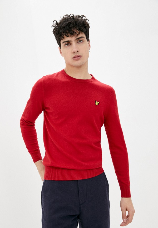 

Джемпер Lyle & Scott, Красный, Crew Neck Cotton Merino Jumper