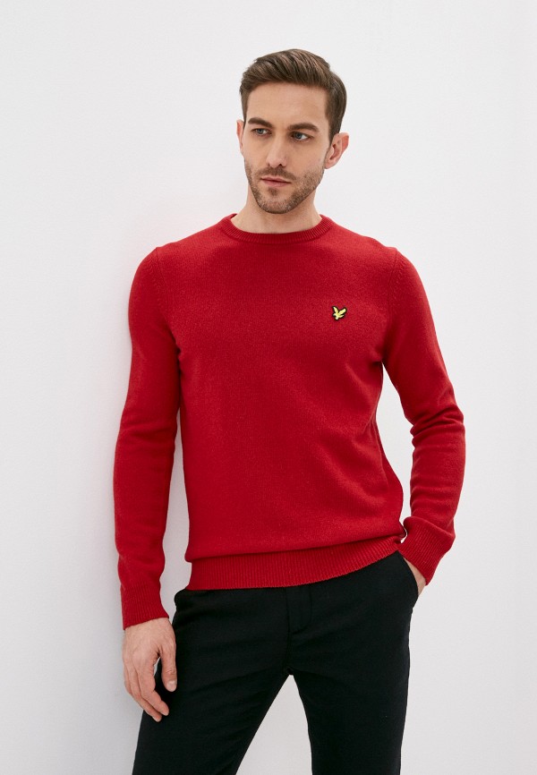 

Джемпер Lyle & Scott, Красный, Crew Neck Lambswool Blend Jumper
