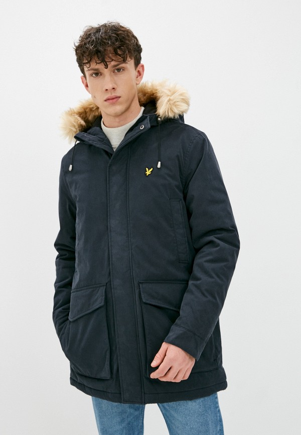 

Парка Lyle & Scott, Синий, Winter Weight Microfleece Lined Parka