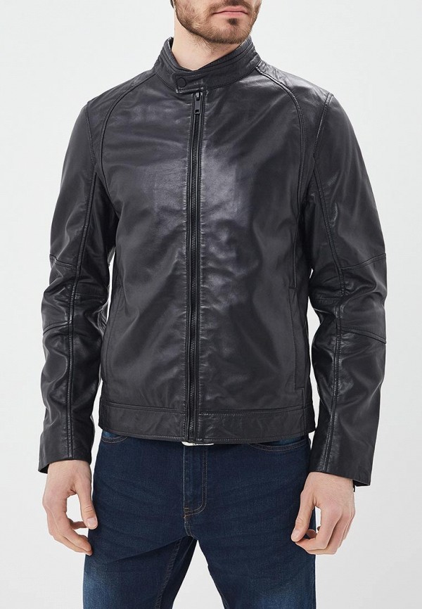 

Куртка кожаная Urban Fashion for Men, Черный