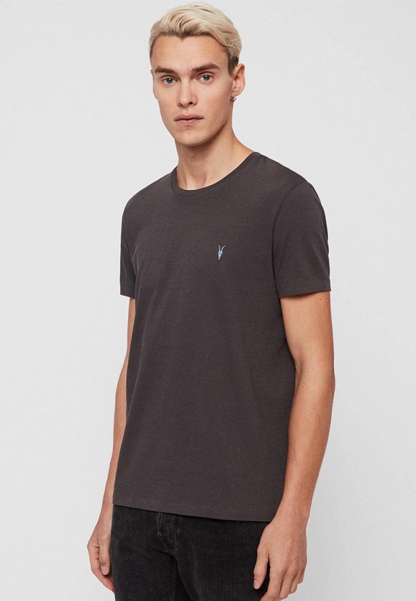 

Футболка AllSaints, Коричневый, COOPER CREW