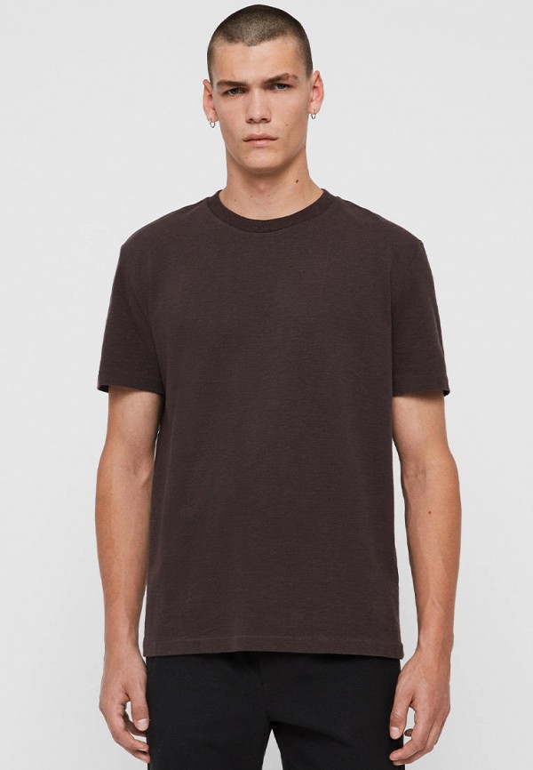 

Футболка AllSaints, Коричневый, SAGE CREW
