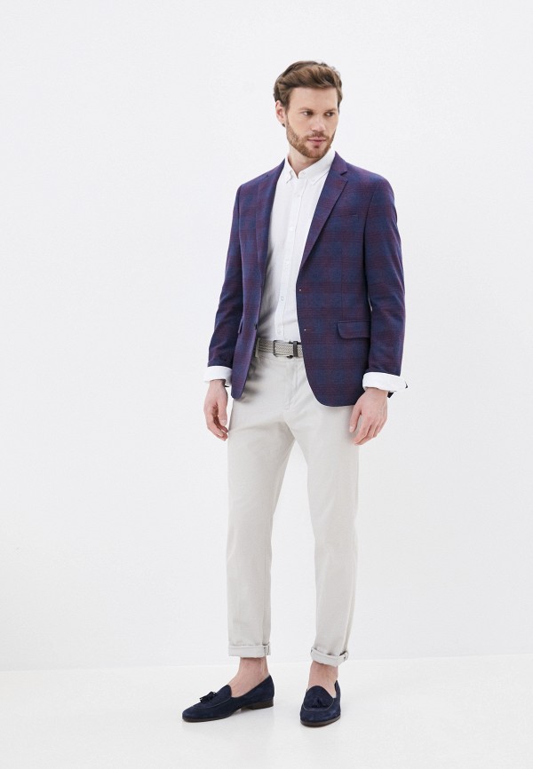 Пиджак Dtmd фиолетовый, размер 52, фото 2