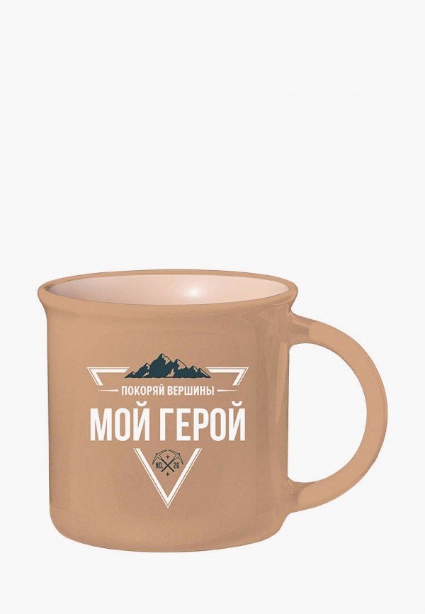 

Кружка Be Happy, Бежевый, Be Happy MP002XM12CF5