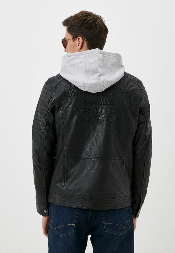 фото Куртка кожаная утепленная mustang