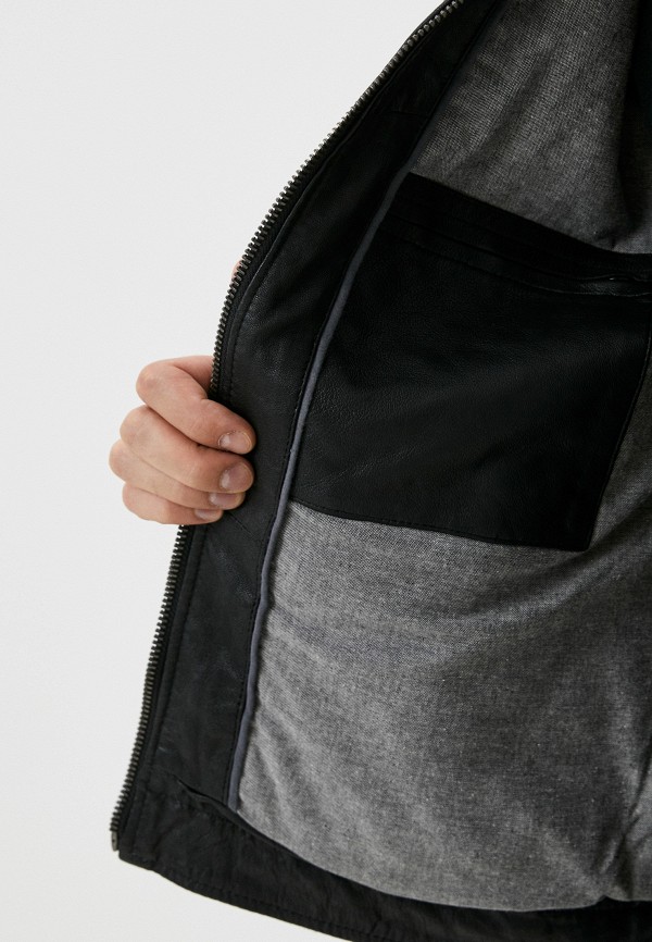 фото Куртка кожаная утепленная mustang