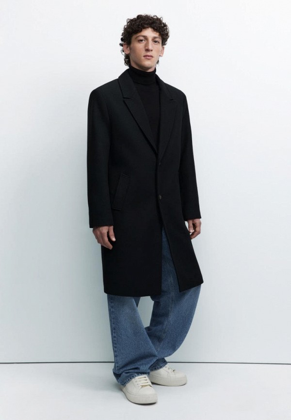 Пальто Befree черный, размер 46, фото 3