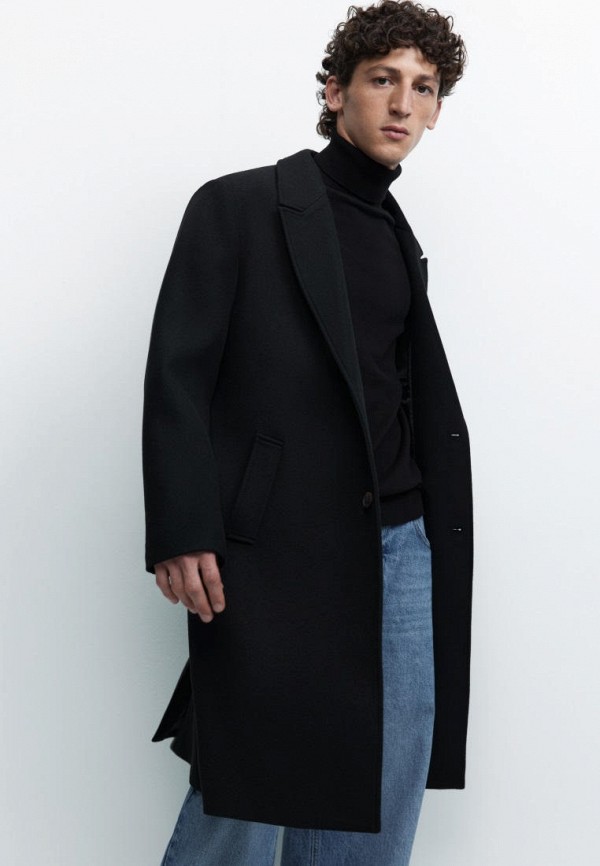 Пальто Befree черный, размер 46, фото 5