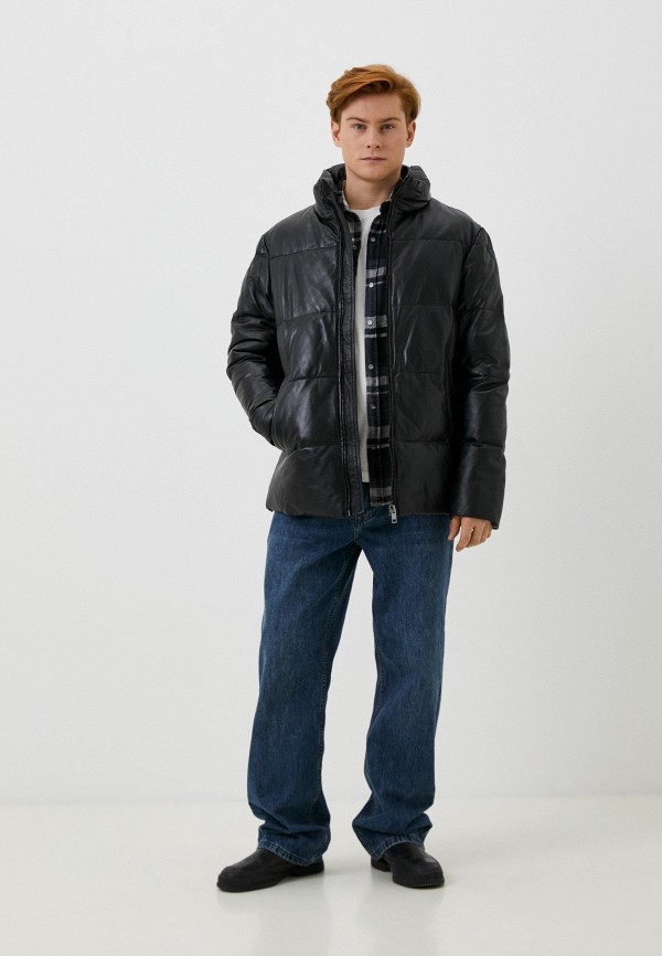 фото Куртка кожаная утепленная jorg weber