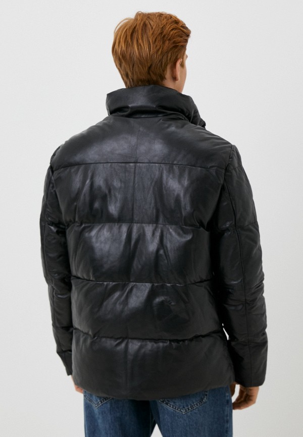 Куртка кожаная утепленная Jorg Weber цвет Черный  Фото 3