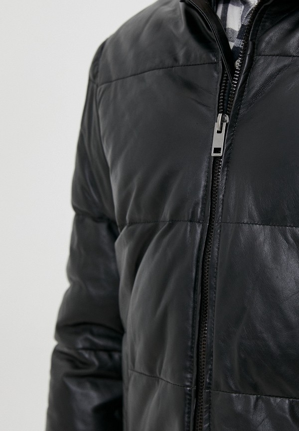 Куртка кожаная утепленная Jorg Weber цвет Черный  Фото 5
