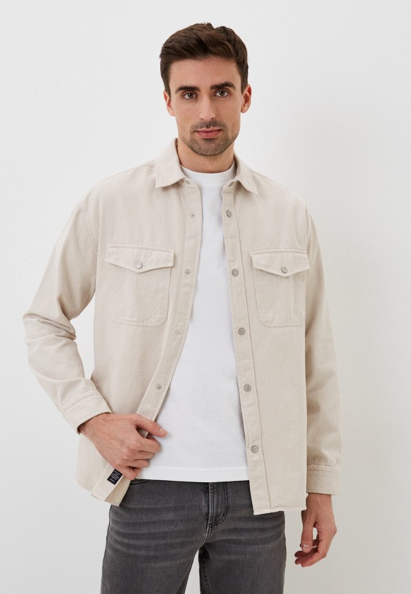 

Рубашка джинсовая Mavi, Бежевый, LONG SLEEVE SHIRT