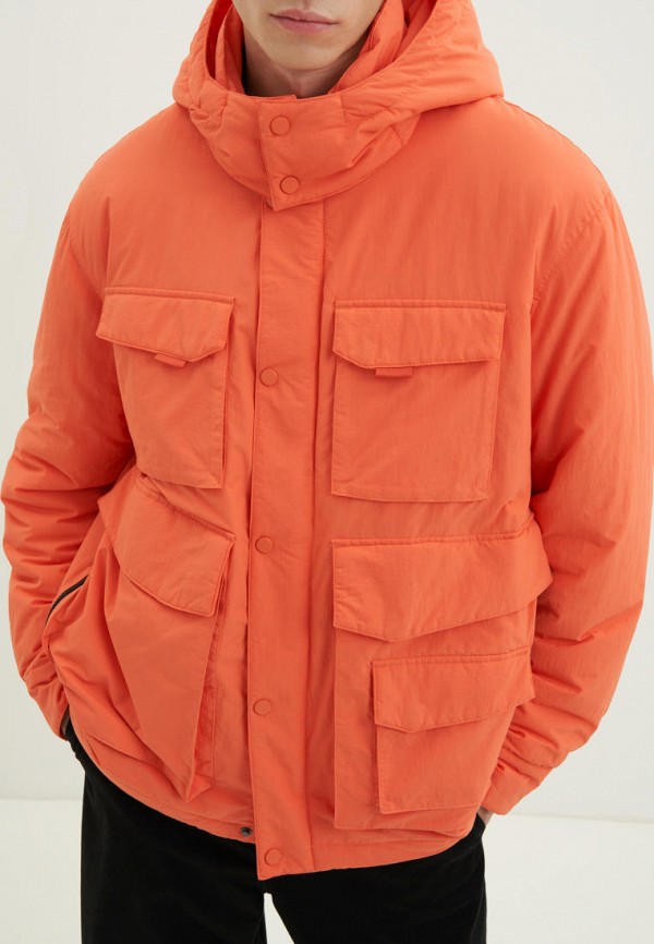Куртка утепленная Finn Flare цвет Оранжевый  Фото 7