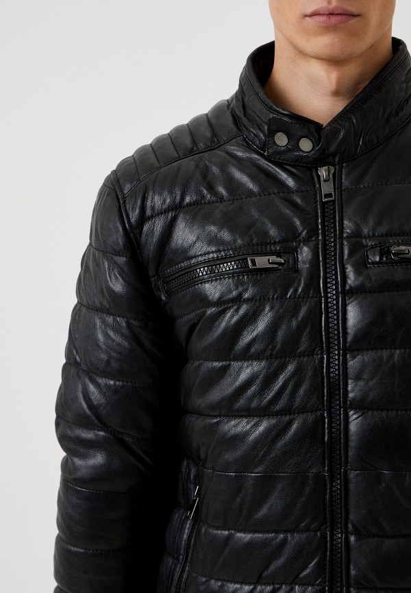 фото Куртка кожаная утепленная jorg weber