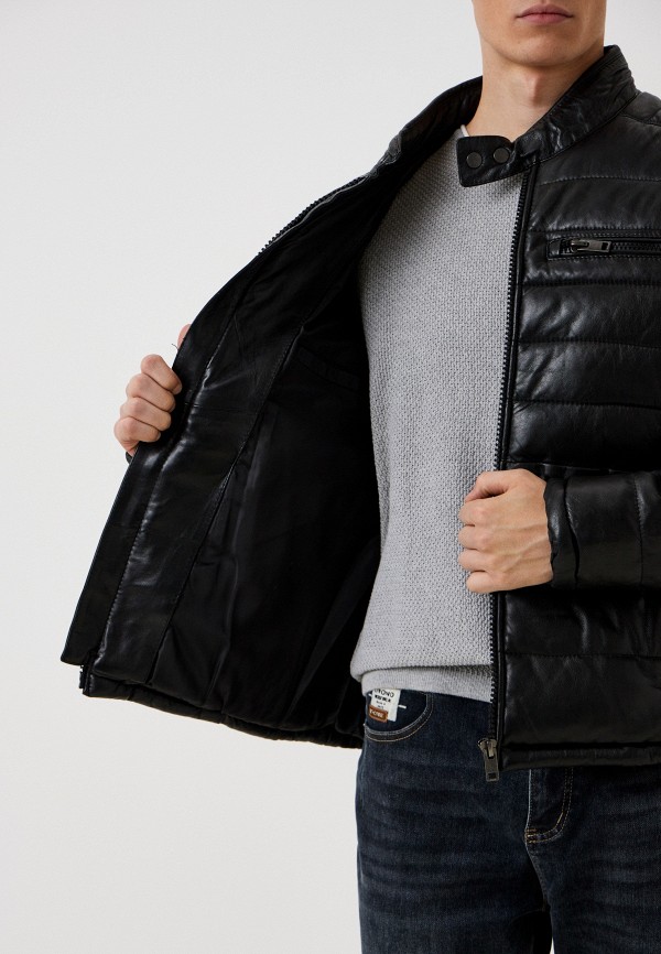 фото Куртка кожаная утепленная jorg weber