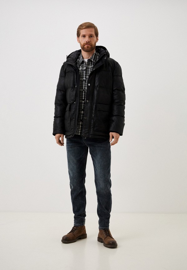 фото Куртка кожаная утепленная jorg weber