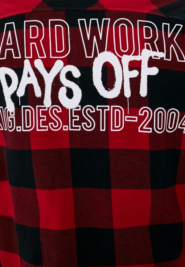 Рубашка Zolla красный, размер 46, фото 4