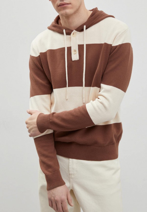 Джемпер Finn Flare коричневый, размер 52, фото 5