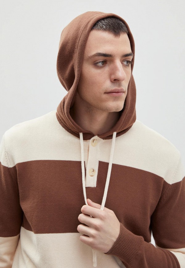 Джемпер Finn Flare коричневый, размер 52, фото 6