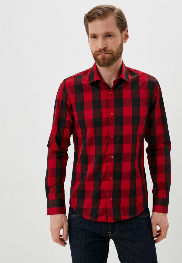 Рубашка Bawer красный, размер 46, фото 4