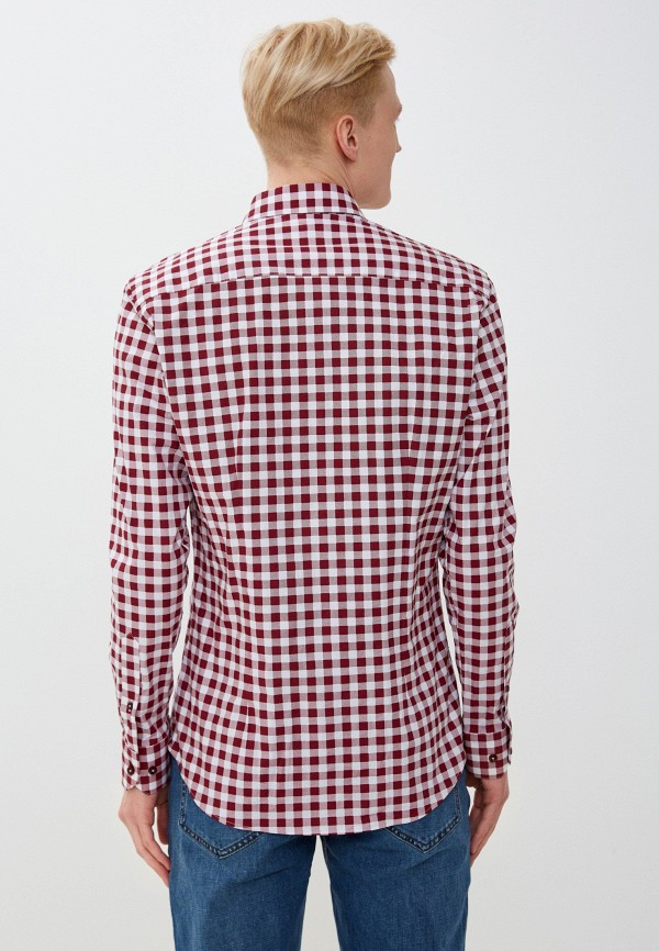 Рубашка Bawer бордовый, размер 46, фото 3