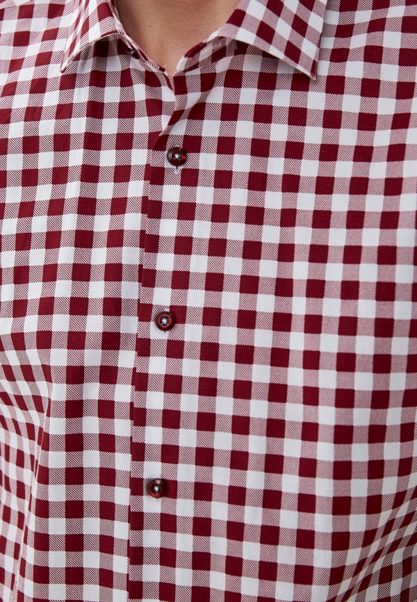 Рубашка Bawer бордовый, размер 46, фото 4