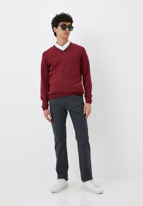 Пуловер Pioneer цвет Бордовый  Фото 2