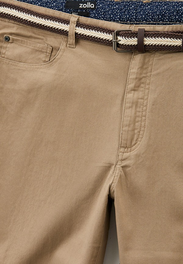 Брюки Zolla бежевый, размер 56, фото 3