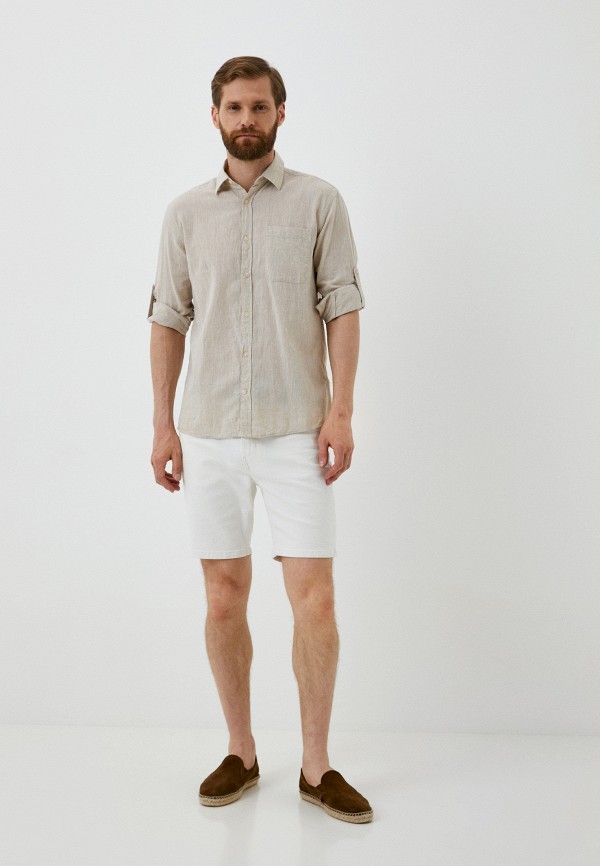 Рубашка D&F бежевый, размер 54, фото 2