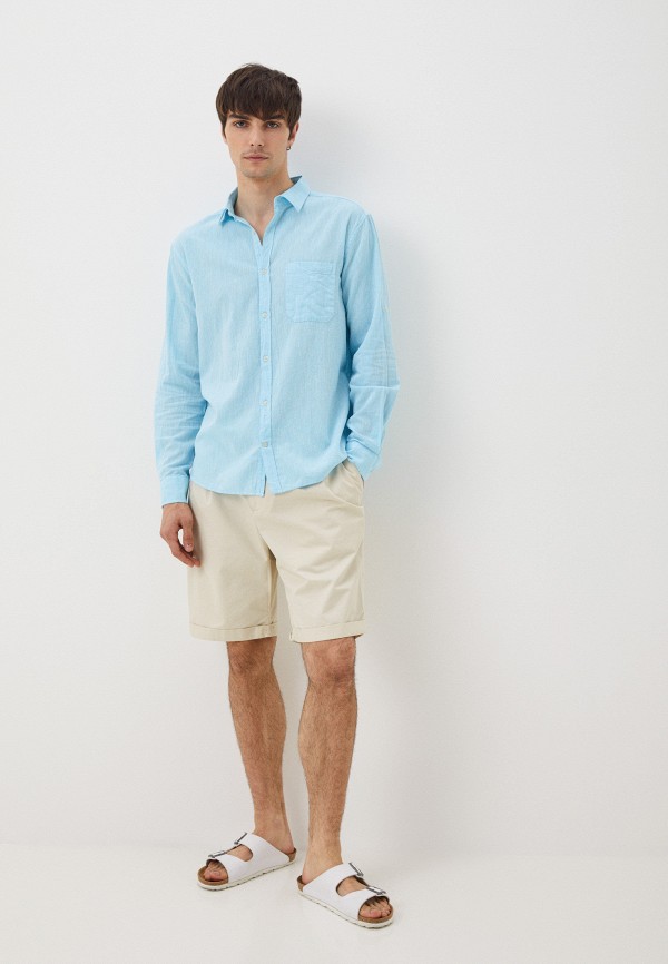 Рубашка D&F голубой, размер 46, фото 2