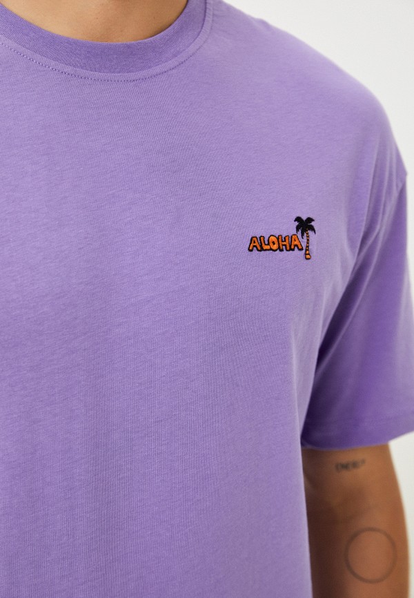 Футболка D&F фиолетовый, размер 44, фото 3