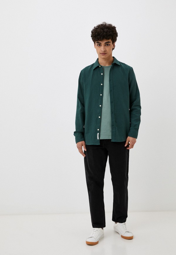 Рубашка DeFacto зеленый, размер 46, фото 2