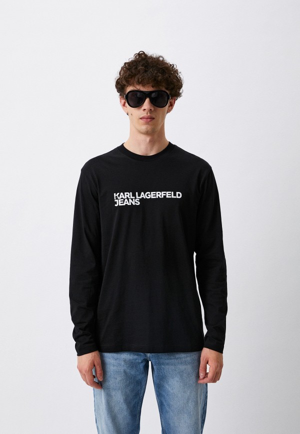 

Лонгслив Karl Lagerfeld Jeans, Черный