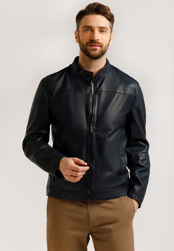 

Куртка кожаная Finn Flare, Синий