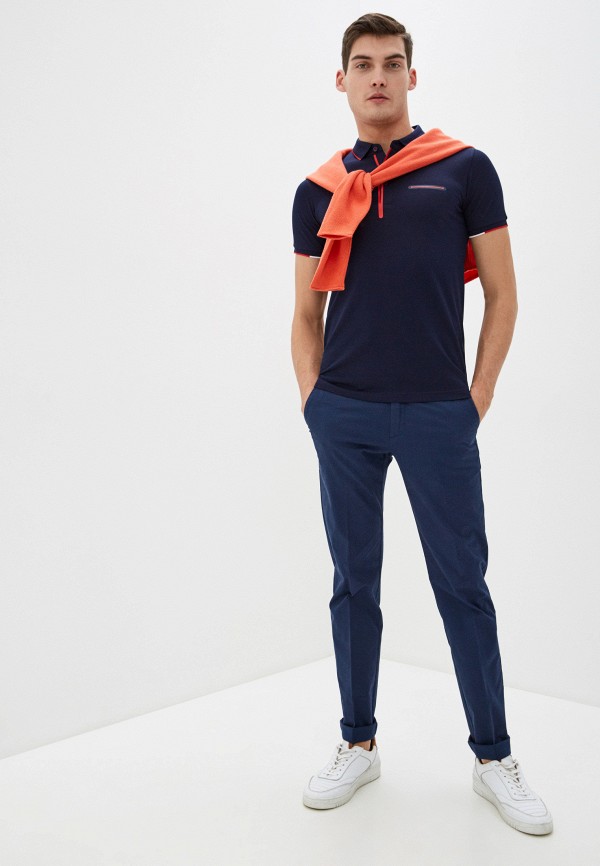 Поло Henderson синий, размер 58, фото 2