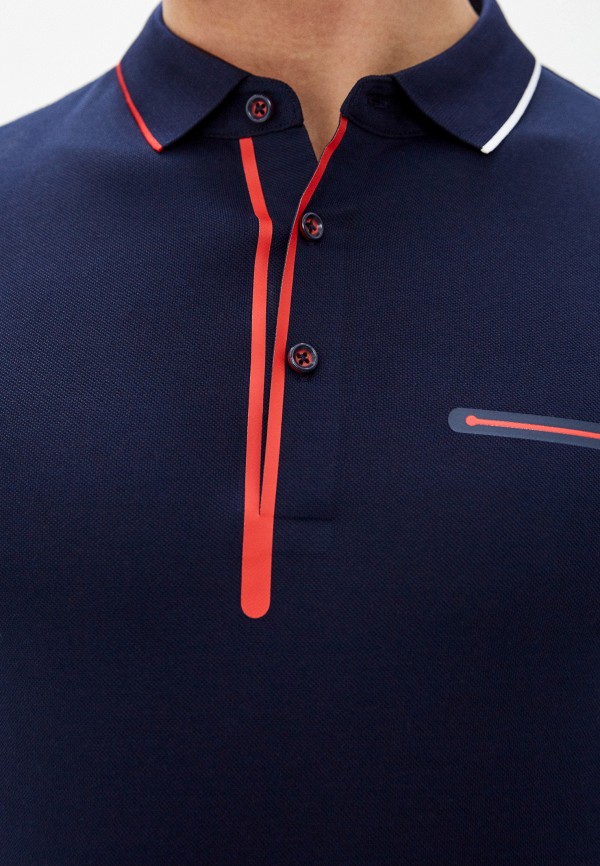 Поло Henderson синий, размер 58, фото 4